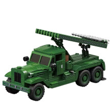 Katyusha Rocket Artillery Building Sets, Army Military Vehicles Model kits Battle Collectible for Adults Boys 14+ 428PCS