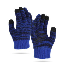 Unisex termiske strikkede handsker med fløjlsfor