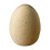 Wooden Blank Easter Egg Craft Kit – Natural Khaki, 13 x 9 1