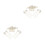 2Ensembles Peignes Dorés Accessoires Mode Femmes Élégants 8