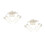 2Ensembles Peignes Dorés Accessoires Mode Femmes Élégants 9