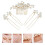 2Ensembles Peignes Dorés Accessoires Mode Femmes Élégants 11