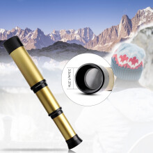 Pirate Monocular Telescope For Kids Adults Handheld Collapsible Brass Telescope 25 30 Zoomable Portable Pirate Spyglass For Ship Travel Watching Game