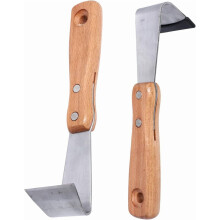 2pcs Bark Spud Debarking Tool Log Peeler Bark Removal Tool Crack Weeder for Patio Lawn Yard Woodworking Hand Tool