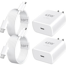 45W rychlá nabíječka USB-C kompatibilní s iPhonem 16Pro Max, 16/15Series a Androidem – kabel o délce 3 metry
