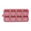 Multi-Function Cookie Cutters Set - 8-Piece Heart Shaped Baking Molds for Cakes, Puddings, and Desserts ( Pink ) 1