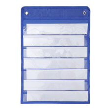 Sac de rangement suspendu transparent pour tableau de poche de classe