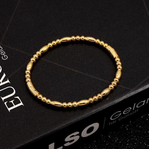 Pulsera de bambú de acero inoxidable 2