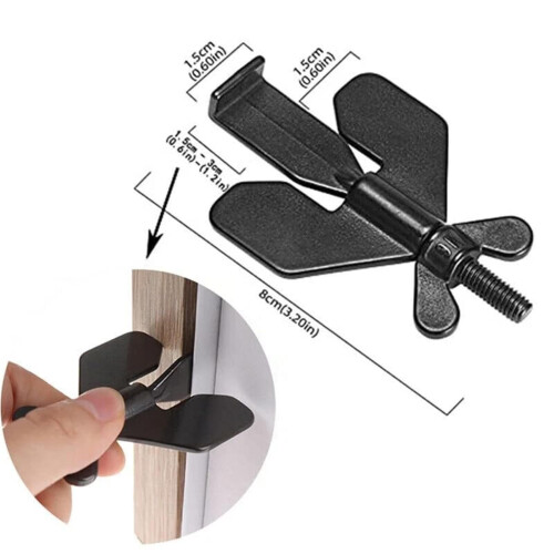 2 τεμάχια Doorstop, Κλειδαριά Πόρτας, Φορητή Κλειδαριά Πόρτας Ξενοδοχείου, Κλειδαριά 2