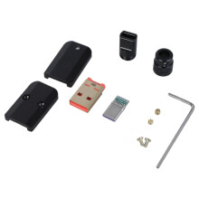 Kit de bricolaje con conector macho USB 2.0 tipo C con montaje mediante tornillos, compatible con carga de 65 W para ensamblaje de componentes de
