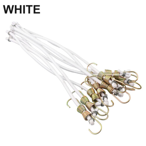 Latex elastisk elastiksnor med kroge, 20 stk.