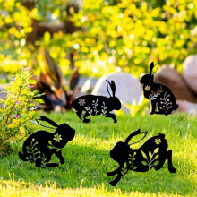 Títere de tela de conejito adorable – Sin rostro, algodón suave, decoración y regalo de Pascua originales – Compatible con el hogar, la
