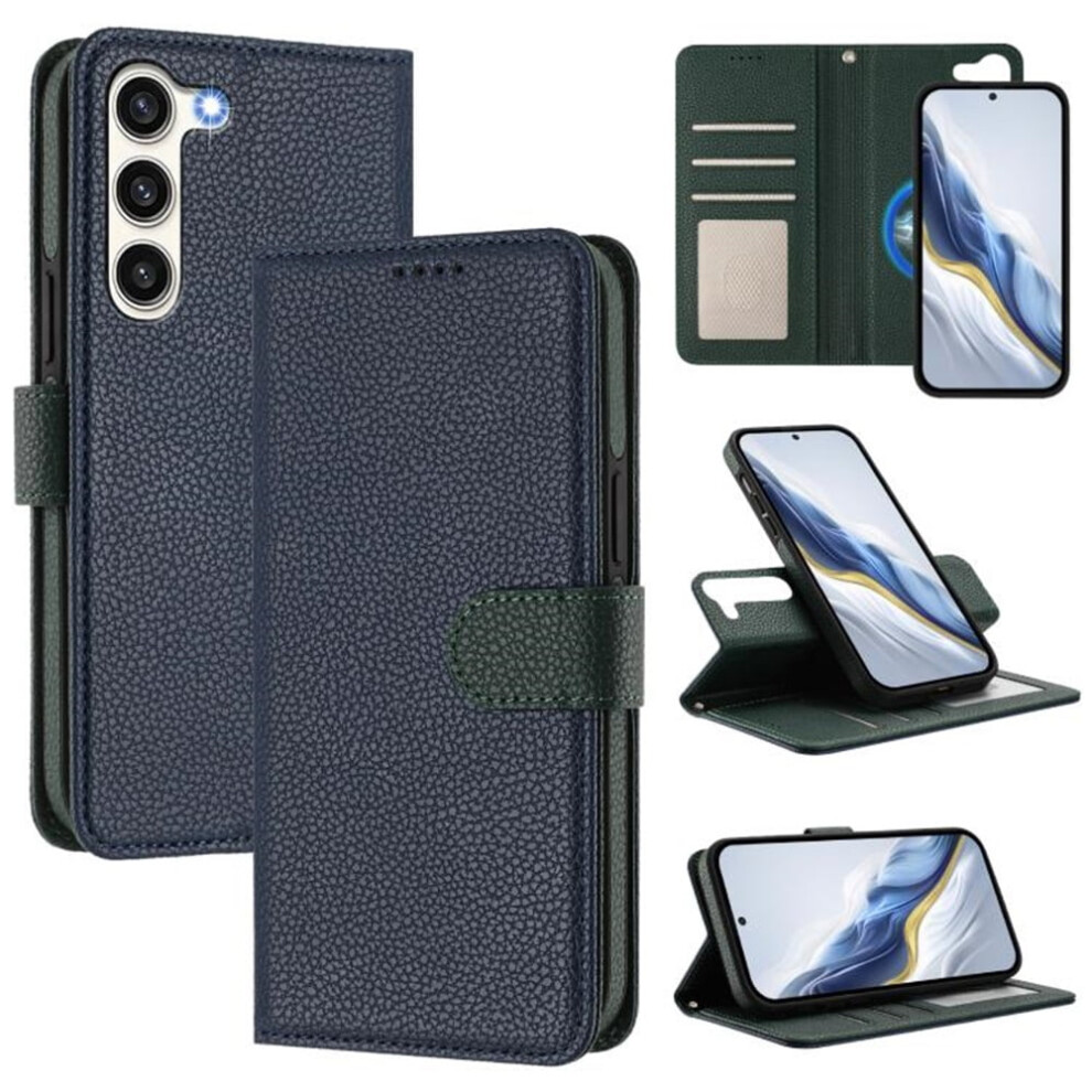 Rfid-Blocking Magnetic Flip Wallet Case With Wrist Strap 9087558903053
