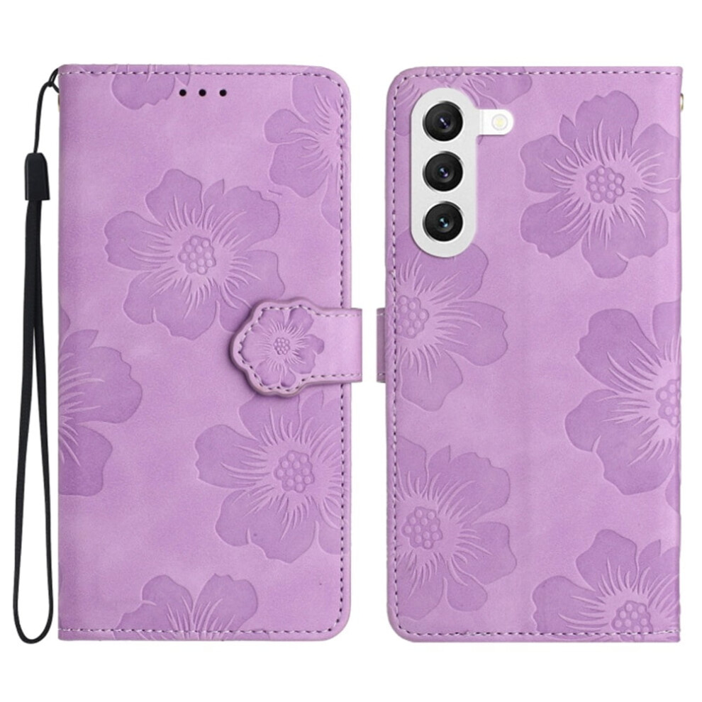 Leather Flip Wallet Case For Samsung Galaxy S23 5G Purple 9170372579976