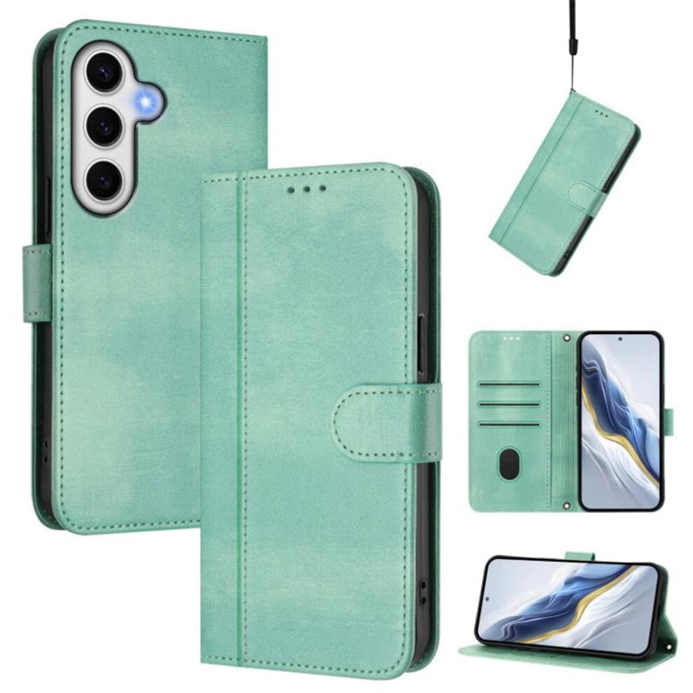 Samsung Galaxy A24 4G Mint Flip Leather Wallet Case Green 9170372579655
