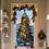 PVC Christmas Tree Window Cling for Glass 12 pcs 1