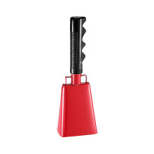 Cowbell Noise Maker – 120dB, Adjustable Strap, Solid Brass, Compatible with Graduation & Sporting Events