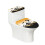 Housses de siège de toilette en tissu élastique – Ajustement extensible, 1