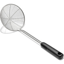 MY Good Grips Stainless Steel Spider Scoop & Strain Skimmer,Black
