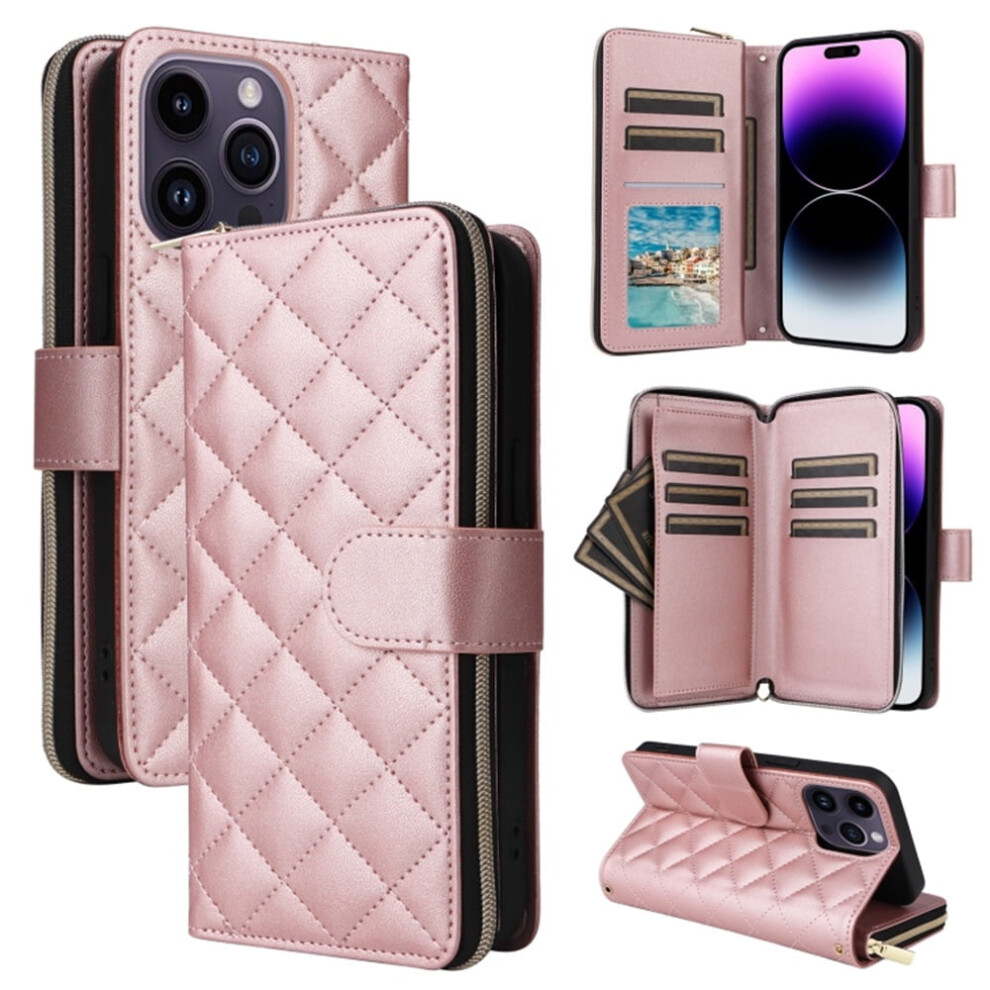 Magnetic Flip Wallet Case For Iphone 14 Pro With 9 Card 9165521179541