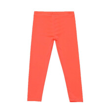 Kid Girls Candy Color Leggings Solid Color Leggings Casual Yoga Pants Tights Trousers Orange 3-4 Years