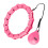 Weighted Hula Hoop, Pink - Fitness Exercise Tool 1