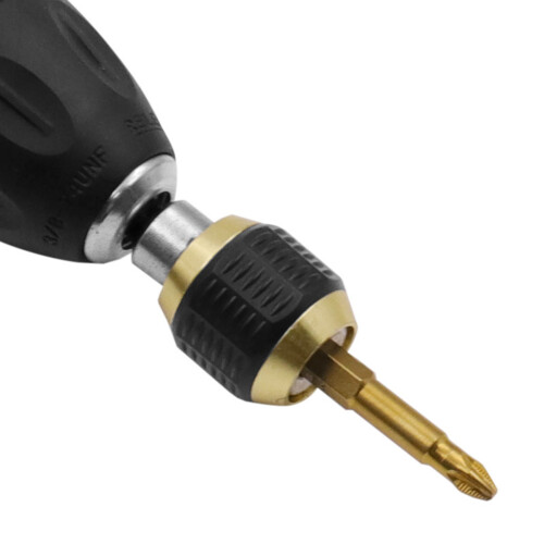 Anti-Wear Drill Bit Extension Connector Fast Bit Changes Quick Release Adapter Self-Locking Hex Shank Ergonomic Design One-Handed Operation 2