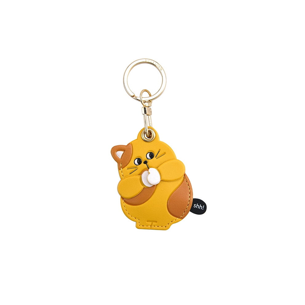 Leather Anti-Lost Keychain Casfor Airtags Tracker Holder, Anti-Drop Scratch Cute Keychain Airtag Holder For Men Women 9152228557093