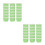 100Pcs High-Temp Resistant Green Cupcake Holders Paper Baking Cups 5