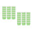 100Pcs High-Temp Resistant Green Cupcake Holders Paper Baking Cups 7