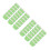100Pcs High-Temp Resistant Green Cupcake Holders Paper Baking Cups 9