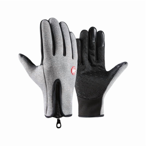 Guanti unisex impermeabili per touchscreen, ideali per sci e ciclismo.