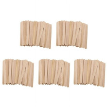 Bâtonnets de glace en bois naturel pour friandises maison, bâtonnets de bricolage en bois de qualité alimentaire, lisses et robustes, applicateur
