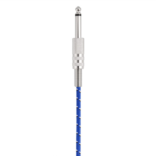Guitar Patch Cable 6.35mm Mono Male 1m Blue