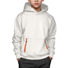 Boys Fleece Hooded Pullover Sweatshirt with Front Pocket – Soft, Warm Casual Hoodie for Kids & Youth, Compatible with Outdoor Play & Daily Wear
