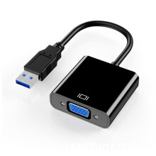 USB 3.0 to VGA Adapter Cable Converter Cord Wire for 1080P High Resolution Video Output and Support Two Working Modes