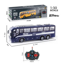 1:30 schaal 27 MHz lichtsimulatie schoolbus RC-bus elektrische auto met afstandsbediening en verlichting schoolbus speelgoed