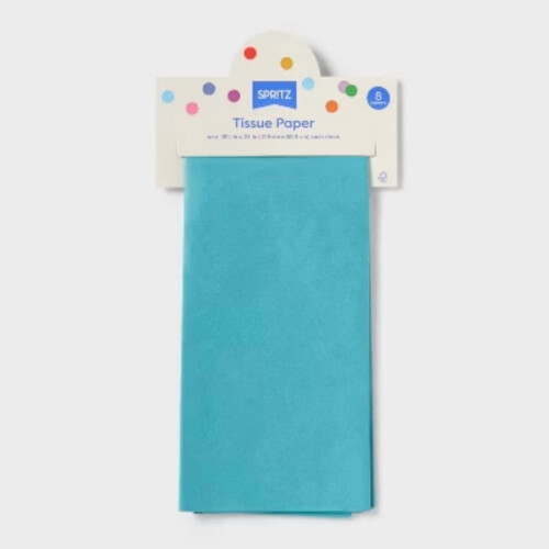 8ct Tissue Paper Blue 2