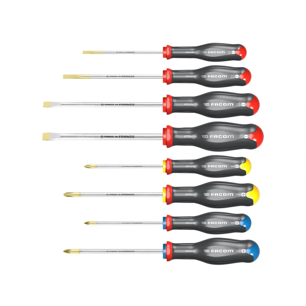 Facom Protwist Screwdriver Set, 8 Piece 5063750426860