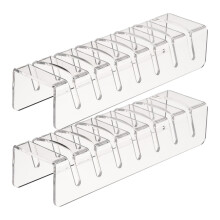 Large Capacity Acrylic Baseball Cap Holder, Anti-slip & Anti-crack, Space-saving Desktop Stand for Cowboy/Trucker Hats – Compatible with Most Caps