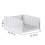 Multi-Functional Stackable Plastic Storage Bins White Durable Closet Organizers for Wardrobe Kitchen Bathroom and Office 2