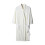 Women's Fleece Bathrobe Solid Color Long Sleeve White One 1