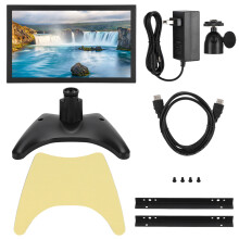 Monitor montabile a parete Monitor di sicurezza IPS da 11,6 pollici Risoluzione Full HD Con telecomando Ingressi multipli Monitor portatile Ampio