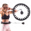 Weighted Hula Hoop, Black - Fitness Exercise Tool 1