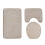 Couvercle de toilette à motif pavés (1 pièce) 1