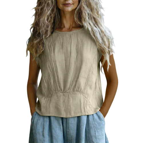 Dames casual top lichtgroen XL