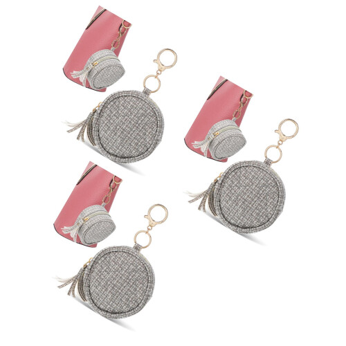 3Pcs Portable Bag with Clip Multi-Color Storage Pouch 2