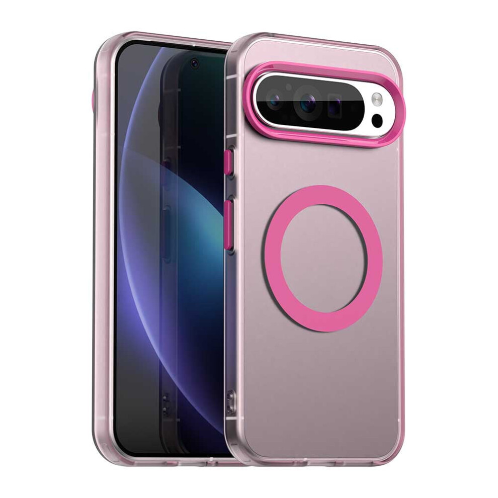 Cute Candy Slim Magsafe-Compatible Case For Google Pixel 9 (6.3") Â Drop Protection, Anti-Slip, Shockproof Red 9170372166312