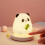 Χαριτωμένο Piggy Tiger Rabbit Panda Shape Usb Σιλικόνης Παιδικό Φως Νυχτερινού Ύπνου 3