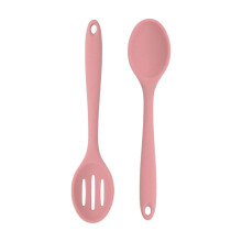 Silikoniset lusikat, lämmönkestävät, pinkit, 2 kpl, 20 x 4,3 cm